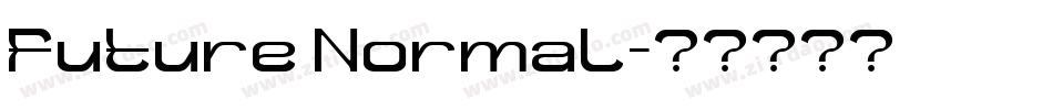Future Normal字体转换